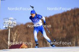 08.02.2022, Beijing, China (CHN): Simon Desthieux (FRA) - XXIV. Olympic Winter Games Beijing 2022, Biathlon, individual men, Beijing (CHN). www.nordicfocus.com. © Manzoni/NordicFocus. Every downloaded picture is fee-liable.