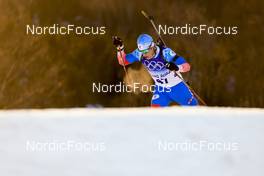 08.02.2022, Beijing, China (CHN): Eduard Latypov (ROC) - XXIV. Olympic Winter Games Beijing 2022, Biathlon, individual men, Beijing (CHN). www.nordicfocus.com. © Manzoni/NordicFocus. Every downloaded picture is fee-liable.