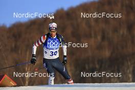 08.02.2022, Beijing, China (CHN): Paul Schommer (USA) - XXIV. Olympic Winter Games Beijing 2022, Biathlon, individual men, Beijing (CHN). www.nordicfocus.com. © Manzoni/NordicFocus. Every downloaded picture is fee-liable.