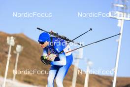 08.02.2022, Beijing, China (CHN): Simon Desthieux (FRA) - XXIV. Olympic Winter Games Beijing 2022, Biathlon, individual men, Beijing (CHN). www.nordicfocus.com. © Manzoni/NordicFocus. Every downloaded picture is fee-liable.