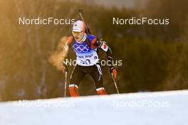 08.02.2022, Beijing, China (CHN): Adam Runnalls (CAN) - XXIV. Olympic Winter Games Beijing 2022, Biathlon, individual men, Beijing (CHN). www.nordicfocus.com. © Manzoni/NordicFocus. Every downloaded picture is fee-liable.