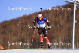 08.02.2022, Beijing, China (CHN): Christian Gow (CAN) - XXIV. Olympic Winter Games Beijing 2022, Biathlon, individual men, Beijing (CHN). www.nordicfocus.com. © Manzoni/NordicFocus. Every downloaded picture is fee-liable.
