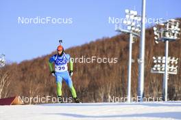 08.02.2022, Beijing, China (CHN): Jakov Fak (SLO) - XXIV. Olympic Winter Games Beijing 2022, Biathlon, individual men, Beijing (CHN). www.nordicfocus.com. © Manzoni/NordicFocus. Every downloaded picture is fee-liable.
