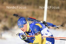 08.02.2022, Beijing, China (CHN): Martin Ponsiluoma (SWE) - XXIV. Olympic Winter Games Beijing 2022, Biathlon, individual men, Beijing (CHN). www.nordicfocus.com. © Manzoni/NordicFocus. Every downloaded picture is fee-liable.