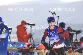 08.02.2022, Beijing, China (CHN): Johannes Thingnes Boe (NOR) - XXIV. Olympic Winter Games Beijing 2022, Biathlon, individual men, Beijing (CHN). www.nordicfocus.com. © Manzoni/NordicFocus. Every downloaded picture is fee-liable.
