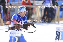08.02.2022, Beijing, China (CHN): Eduard Latypov (ROC) - XXIV. Olympic Winter Games Beijing 2022, Biathlon, individual men, Beijing (CHN). www.nordicfocus.com. © Manzoni/NordicFocus. Every downloaded picture is fee-liable.
