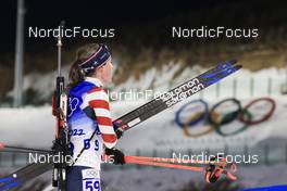 07.02.2022, Beijing, China (CHN): Clare Egan (USA) - XXIV. Olympic Winter Games Beijing 2022, Biathlon, individual women, Beijing (CHN). www.nordicfocus.com. © Manzoni/NordicFocus. Every downloaded picture is fee-liable.