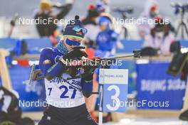 07.02.2022, Beijing, China (CHN): Hanna Sola (BLR) - XXIV. Olympic Winter Games Beijing 2022, Biathlon, individual women, Beijing (CHN). www.nordicfocus.com. © Manzoni/NordicFocus. Every downloaded picture is fee-liable.