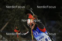 07.02.2022, Beijing, China (CHN): Emily Dickson (CAN) - XXIV. Olympic Winter Games Beijing 2022, Biathlon, individual women, Beijing (CHN). www.nordicfocus.com. © Manzoni/NordicFocus. Every downloaded picture is fee-liable.