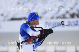 18.02.2022, Beijing, China (CHN): Quentin Fillon Maillet (FRA) - XXIV. Olympic Winter Games Beijing 2022, Biathlon, mass men, Beijing (CHN). www.nordicfocus.com. © Manzoni/NordicFocus. Every downloaded picture is fee-liable.