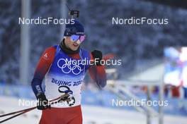 18.02.2022, Beijing, China (CHN): Johannes Thingnes Boe (NOR) - XXIV. Olympic Winter Games Beijing 2022, Biathlon, mass men, Beijing (CHN). www.nordicfocus.com. © Manzoni/NordicFocus. Every downloaded picture is fee-liable.