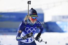 18.02.2022, Beijing, China (CHN): Hanna Sola (BLR) - XXIV. Olympic Winter Games Beijing 2022, Biathlon, mass women, Beijing (CHN). www.nordicfocus.com. © Manzoni/NordicFocus. Every downloaded picture is fee-liable.