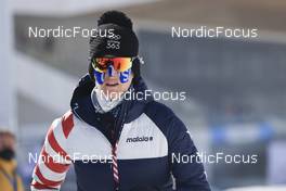 18.02.2022, Beijing, China (CHN): Clare Egan (USA) - XXIV. Olympic Winter Games Beijing 2022, Biathlon, mass women, Beijing (CHN). www.nordicfocus.com. © Manzoni/NordicFocus. Every downloaded picture is fee-liable.