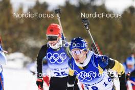 18.02.2022, Beijing, China (CHN): Linn Persson (SWE) - XXIV. Olympic Winter Games Beijing 2022, Biathlon, mass women, Beijing (CHN). www.nordicfocus.com. © Manzoni/NordicFocus. Every downloaded picture is fee-liable.
