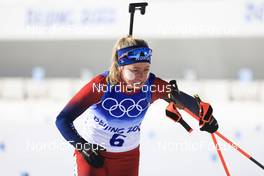 18.02.2022, Beijing, China (CHN): Tiril Eckhoff (NOR) - XXIV. Olympic Winter Games Beijing 2022, Biathlon, mass women, Beijing (CHN). www.nordicfocus.com. © Manzoni/NordicFocus. Every downloaded picture is fee-liable.