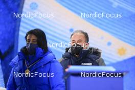 14.02.2022, Beijing, China (CHN): Jim Carrabre (CAN), IBU Executive Board Member - XXIV. Olympic Winter Games Beijing 2022, Biathlon, medals, Beijing (CHN). www.nordicfocus.com. © Manzoni/NordicFocus. Every downloaded picture is fee-liable.