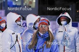 14.02.2022, Beijing, China (CHN): Ingrid Landmark Tandrevold (NOR) - XXIV. Olympic Winter Games Beijing 2022, Biathlon, medals, Beijing (CHN). www.nordicfocus.com. © Manzoni/NordicFocus. Every downloaded picture is fee-liable.