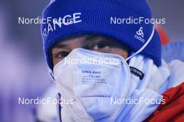 14.02.2022, Beijing, China (CHN): Vincent Vittoz (FRA), coach team France - XXIV. Olympic Winter Games Beijing 2022, Biathlon, medals, Beijing (CHN). www.nordicfocus.com. © Manzoni/NordicFocus. Every downloaded picture is fee-liable.