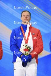 06.02.2022, Beijing, China (CHN): Emilien Jacquelin (FRA) - XXIV. Olympic Winter Games Beijing 2022, Biathlon, medals, Beijing (CHN). www.nordicfocus.com. © Manzoni/NordicFocus. Every downloaded picture is fee-liable.
