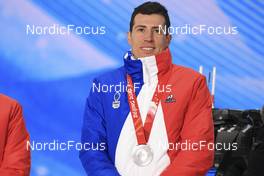 06.02.2022, Beijing, China (CHN): Quentin Fillon Maillet (FRA) - XXIV. Olympic Winter Games Beijing 2022, Biathlon, medals, Beijing (CHN). www.nordicfocus.com. © Manzoni/NordicFocus. Every downloaded picture is fee-liable.