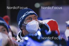 09.02.2022, Beijing, China (CHN): Andrej Padin (BLR), coach Team Belarus - XXIV. Olympic Winter Games Beijing 2022, Biathlon, medals, Beijing (CHN). www.nordicfocus.com. © Manzoni/NordicFocus. Every downloaded picture is fee-liable.