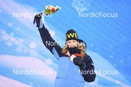 14.02.2022, Beijing, China (CHN): Elvira Oeberg (SWE) - XXIV. Olympic Winter Games Beijing 2022, Biathlon, medals, Beijing (CHN). www.nordicfocus.com. © Manzoni/NordicFocus. Every downloaded picture is fee-liable.