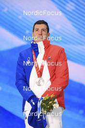 06.02.2022, Beijing, China (CHN): Quentin Fillon Maillet (FRA) - XXIV. Olympic Winter Games Beijing 2022, Biathlon, medals, Beijing (CHN). www.nordicfocus.com. © Manzoni/NordicFocus. Every downloaded picture is fee-liable.