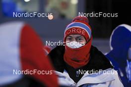 14.02.2022, Beijing, China (CHN): Sturla Holm Laegreid (NOR) - XXIV. Olympic Winter Games Beijing 2022, Biathlon, medals, Beijing (CHN). www.nordicfocus.com. © Manzoni/NordicFocus. Every downloaded picture is fee-liable.