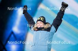 12.02.2022, Beijing, China (CHN): Elvira Oeberg (SWE) - XXIV. Olympic Winter Games Beijing 2022, Biathlon, medals, Beijing (CHN). www.nordicfocus.com. © Modica/NordicFocus. Every downloaded picture is fee-liable.