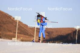 05.02.2022, Beijing, China (CHN): Lisa Vittozzi (ITA) - XXIV. Olympic Winter Games Beijing 2022, Biathlon, mixed relay, Beijing (CHN). www.nordicfocus.com. © Manzoni/NordicFocus. Every downloaded picture is fee-liable.