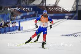 05.02.2022, Beijing, China (CHN): Alexander Loginov (ROC) - XXIV. Olympic Winter Games Beijing 2022, Biathlon, mixed relay, Beijing (CHN). www.nordicfocus.com. © Manzoni/NordicFocus. Every downloaded picture is fee-liable.