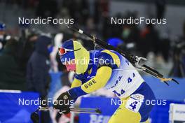 05.02.2022, Beijing, China (CHN): Sebastian Samuelsson (SWE) - XXIV. Olympic Winter Games Beijing 2022, Biathlon, mixed relay, Beijing (CHN). www.nordicfocus.com. © Manzoni/NordicFocus. Every downloaded picture is fee-liable.