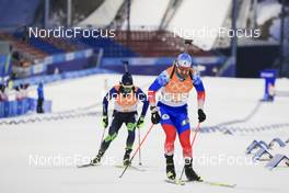 05.02.2022, Beijing, China (CHN): Alexander Loginov (ROC) - XXIV. Olympic Winter Games Beijing 2022, Biathlon, mixed relay, Beijing (CHN). www.nordicfocus.com. © Manzoni/NordicFocus. Every downloaded picture is fee-liable.