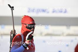 05.02.2022, Beijing, China (CHN): Amy Baserga (SUI) - XXIV. Olympic Winter Games Beijing 2022, Biathlon, mixed relay, Beijing (CHN). www.nordicfocus.com. © Manzoni/NordicFocus. Every downloaded picture is fee-liable.