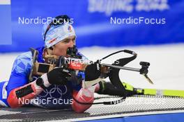 05.02.2022, Beijing, China (CHN): Eduard Latypov (ROC) - XXIV. Olympic Winter Games Beijing 2022, Biathlon, mixed relay, Beijing (CHN). www.nordicfocus.com. © Manzoni/NordicFocus. Every downloaded picture is fee-liable.