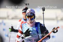 05.02.2022, Beijing, China (CHN): Clare Egan (USA) - XXIV. Olympic Winter Games Beijing 2022, Biathlon, mixed relay, Beijing (CHN). www.nordicfocus.com. © Manzoni/NordicFocus. Every downloaded picture is fee-liable.