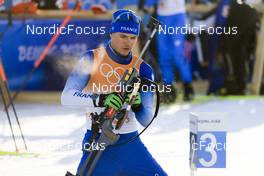 05.02.2022, Beijing, China (CHN): Emilien Jacquelin (FRA) - XXIV. Olympic Winter Games Beijing 2022, Biathlon, mixed relay, Beijing (CHN). www.nordicfocus.com. © Manzoni/NordicFocus. Every downloaded picture is fee-liable.
