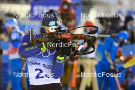 05.02.2022, Beijing, China (CHN): Anton Smolski (BLR) - XXIV. Olympic Winter Games Beijing 2022, Biathlon, mixed relay, Beijing (CHN). www.nordicfocus.com. © Manzoni/NordicFocus. Every downloaded picture is fee-liable.