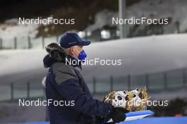 05.02.2022, Beijing, China (CHN): Olle Dahlin (SWE), IBU President - XXIV. Olympic Winter Games Beijing 2022, Biathlon, mixed relay, Beijing (CHN). www.nordicfocus.com. © Manzoni/NordicFocus. Every downloaded picture is fee-liable.