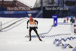 05.02.2022, Beijing, China (CHN): Benedikt Doll (GER) - XXIV. Olympic Winter Games Beijing 2022, Biathlon, mixed relay, Beijing (CHN). www.nordicfocus.com. © Manzoni/NordicFocus. Every downloaded picture is fee-liable.