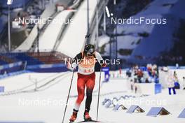 05.02.2022, Beijing, China (CHN): Simon Eder (AUT) - XXIV. Olympic Winter Games Beijing 2022, Biathlon, mixed relay, Beijing (CHN). www.nordicfocus.com. © Manzoni/NordicFocus. Every downloaded picture is fee-liable.