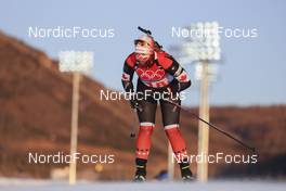 05.02.2022, Beijing, China (CHN): Sarah Beaudry (CAN) - XXIV. Olympic Winter Games Beijing 2022, Biathlon, mixed relay, Beijing (CHN). www.nordicfocus.com. © Manzoni/NordicFocus. Every downloaded picture is fee-liable.