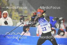 13.02.2022, Beijing, China (CHN): Philipp Nawrath (GER) - XXIV. Olympic Winter Games Beijing 2022, Biathlon, pursuit men, Beijing (CHN). www.nordicfocus.com. © Manzoni/NordicFocus. Every downloaded picture is fee-liable.