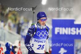 13.02.2022, Beijing, China (CHN): Tero Seppala (FIN) - XXIV. Olympic Winter Games Beijing 2022, Biathlon, pursuit men, Beijing (CHN). www.nordicfocus.com. © Manzoni/NordicFocus. Every downloaded picture is fee-liable.