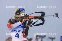 13.02.2022, Beijing, China (CHN): Lisa Theresa Hauser (AUT) - XXIV. Olympic Winter Games Beijing 2022, Biathlon, pursuit women, Beijing (CHN). www.nordicfocus.com. © Manzoni/NordicFocus. Every downloaded picture is fee-liable.