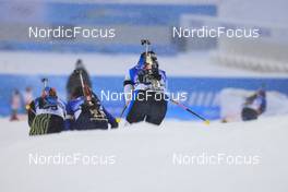 13.02.2022, Beijing, China (CHN): Undefined athlete competes - XXIV. Olympic Winter Games Beijing 2022, Biathlon, pursuit women, Beijing (CHN). www.nordicfocus.com. © Manzoni/NordicFocus. Every downloaded picture is fee-liable.