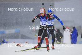 13.02.2022, Beijing, China (CHN): Emma Lunder (CAN) - XXIV. Olympic Winter Games Beijing 2022, Biathlon, pursuit women, Beijing (CHN). www.nordicfocus.com. © Manzoni/NordicFocus. Every downloaded picture is fee-liable.