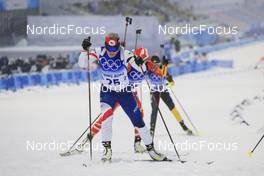 13.02.2022, Beijing, China (CHN): Lucie Charvatova (CZE) - XXIV. Olympic Winter Games Beijing 2022, Biathlon, pursuit women, Beijing (CHN). www.nordicfocus.com. © Manzoni/NordicFocus. Every downloaded picture is fee-liable.