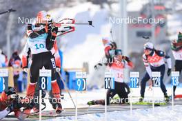 15.02.2022, Beijing, China (CHN): Christian Gow (CAN) - XXIV. Olympic Winter Games Beijing 2022, Biathlon, relay men, Beijing (CHN). www.nordicfocus.com. © Manzoni/NordicFocus. Every downloaded picture is fee-liable.