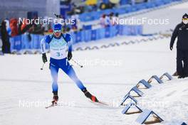 15.02.2022, Beijing, China (CHN): Emilien Jacquelin (FRA) - XXIV. Olympic Winter Games Beijing 2022, Biathlon, relay men, Beijing (CHN). www.nordicfocus.com. © Manzoni/NordicFocus. Every downloaded picture is fee-liable.